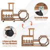 6-Layer Wooden Plant Stand for 8 Pots