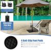 Weighted 25 Inch Square Patio Umbrella Base