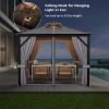Double-Top Hardtop Gazebo with Galvanized Steel Roof