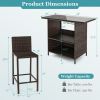 Wicker Bar Set