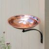 Dogwood Birdbath with Wall Mount Bracket