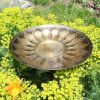 African Daisy Birdbath with Stake