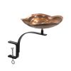 Dara Knot Birdbath with Rail Mount Bracket
