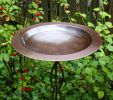 Classic Copper Birdbath with Stake