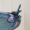Scallop Shell Birdbath with Wall Mount