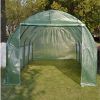 Garden Greenhouse Kit with Green PE Cover