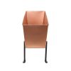 Copper Flower Box with Folding Stand
