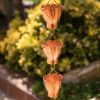 Floral Petal Cups Rain Chain