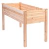 Solid Cedar Raised Garden Bed Planter Box