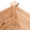 Solid Cedar Raised Garden Bed Planter Box