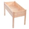 Solid Cedar Raised Garden Bed Planter Box