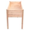 Solid Cedar Raised Garden Bed Planter Box