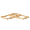 Farmhouse Cedar Wood Raised Garden Bed- Made in USA