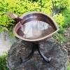 Heart Shaped Birdbath with Tripod Stand