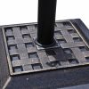 Bronze Finished Square Heavy Duty Umbrella Stand Base