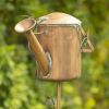 Watering Can Birdhouse Garden Stake