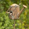 Watering Can Birdhouse Garden Stake