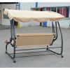 Sand Colored Convertible Canopy Swing / Deck Bed