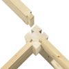 Pine Wood Raised Garden Bed Planter Frame