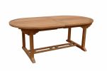 Bahama 117" Oval Extension Table with  Double Extensions