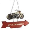 Vintage Automobile Iron Hanging "WELCOME" Signs - Set of 6