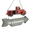 Vintage Automobile Iron Hanging "WELCOME" Signs - Set of 6