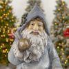 Olde World Santa Claus with Bag of Gifts & Christmas Tree