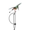 Set of Six  Assorted Bird Metal Rocking Stakes