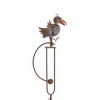 Set of Six  Assorted Bird Metal Rocking Stakes