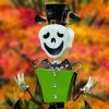 "Becca" Iron Halloween Skeleton Figurine