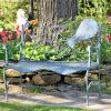 Coastal Octopus Bench with Curved Seat