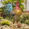 "Robert" the Giant Iron Rooster Garden Statue