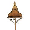 "Dublin" Church Style Large Iron Birdhouse Stake