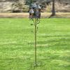 "Pipersville" Country Style Multi-Home Iron Birdhouse Stake