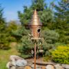"Budapest" Multi-Tiered Conical Roof Birdhouse on Stake