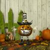"Creeper" Jack-O-Lantern with Face Mask