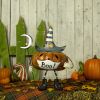 Witch Hat Jack-O-Lantern with Face Mask
