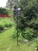 "New Hope" Condo Birdhouse Stake with Fence