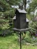 "New Hope" Condo Birdhouse Stake with Fence