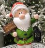 Christmas Gnomes Holding Iron Lanterns
