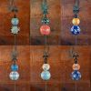 Ceramic Sailor Ball with Finial Iron Garden Stakes