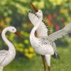 Set of 2 Great White Heron Figurines