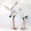 Set of 2 Great White Heron Figurines