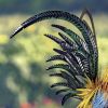 "Hugo" the Painted Iron Rooster Decoration