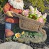 Gnome Statue with Wheelbarrow