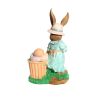 "Anna Mae" Rabbit Garden Statue with Easter Basket & Sun Hat