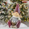"The Connors: "Set of 7 Red Hat Christmas Elves