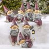 "The Connors: "Set of 7 Red Hat Christmas Elves