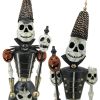 Life-sized Standing Halloween Skeleton Soldiers