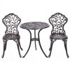 3-Piece Cast Aluminum Bistro Set